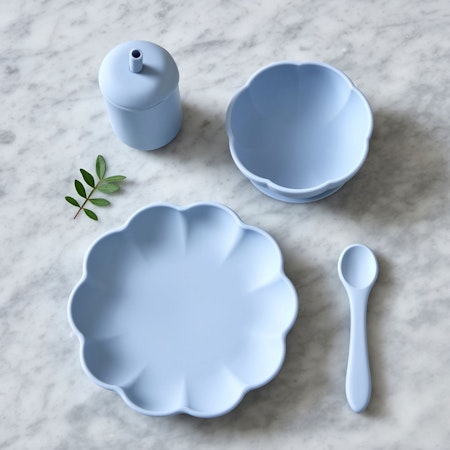 Jack o Juno - Little Poppy Dining Set - Pale Blue