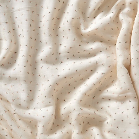 Jack o Juno - Poppy Muslin Blanket - Poppy in Bloom