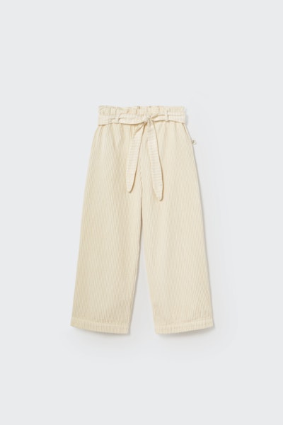 Cozmo - Limak Wide Corduroy Pants - Ecru