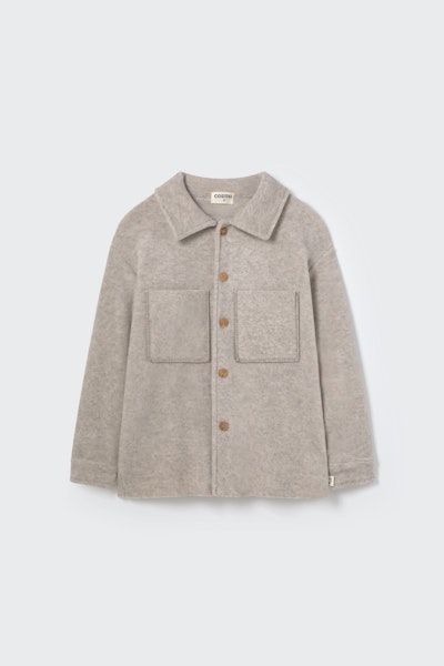 Cozmo - Alghero Soft Mélange Bamboo Shirt Jacket - Stone