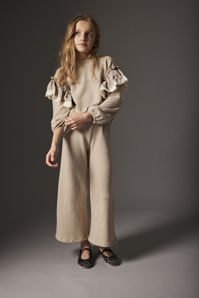 Cozmo - Set Licatak Knit Sweater & Elenak Knit Wide Pants