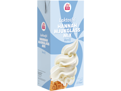 Laktosfri HannaH Mjukglassmix 6x2 liter