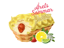 Årets SommarGlassbåt 2025 - Citrus, Jordgubb och Fläder 18-Pack