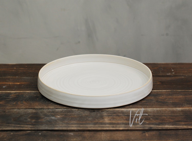 Tallrik/ fat 90 grader 25 cm (Fler färger) - Milla Keramik- Handgjord  keramik i stengods