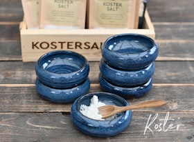 Saltskål, Kostersalt och sked, Omgående leverans FRI FRAKT