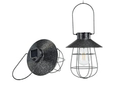 Lampa Solcell Svart