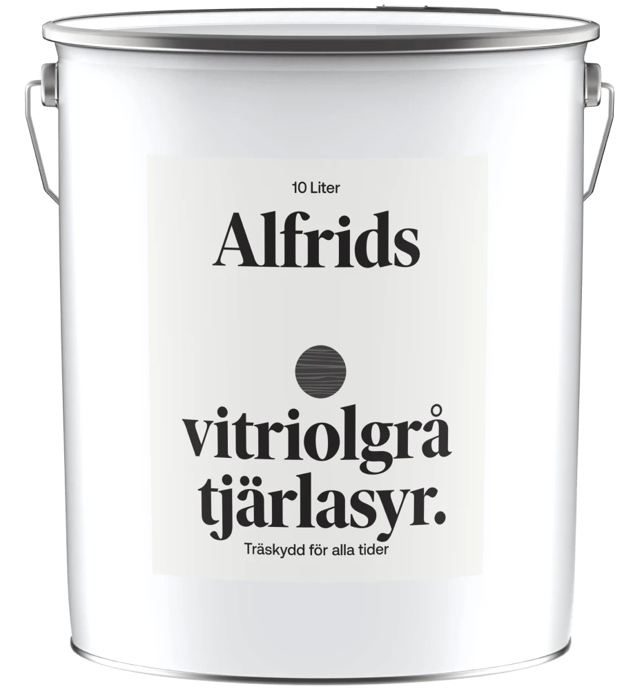 Alfrids Tjärlasyr Vitrolgrå