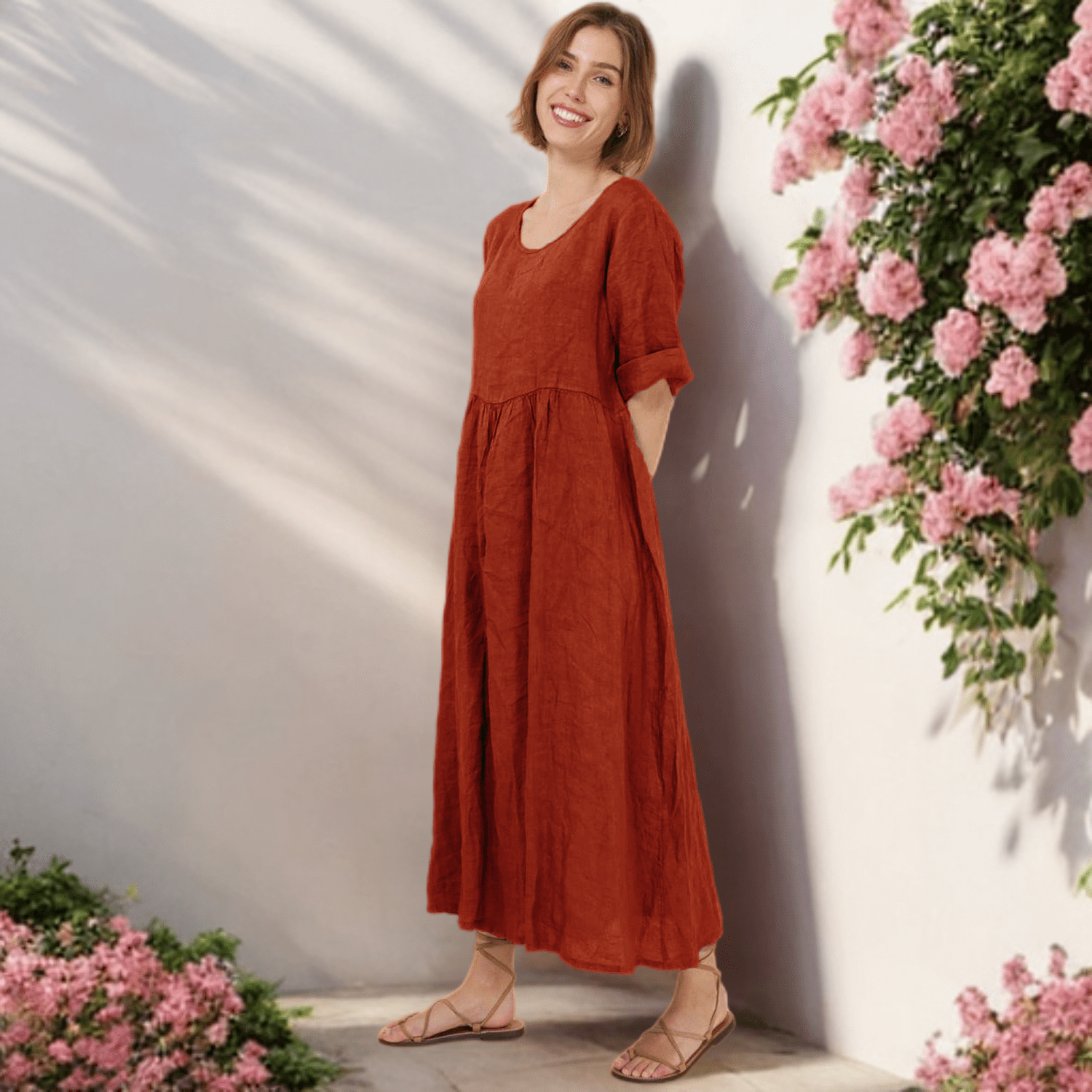 Linneklänningar - Ebbes Butik