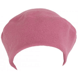 Baskermössa pink blush ull Mariedal