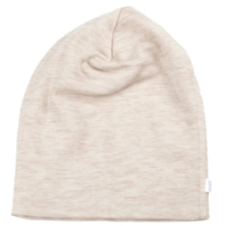 Mössa 100% merinoull creme