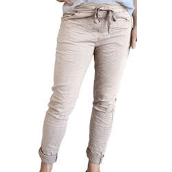 Magisk byxa beige superstretch Signe