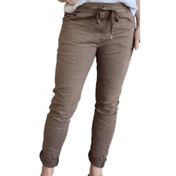 Magisk byxa taupe superstretch Signe