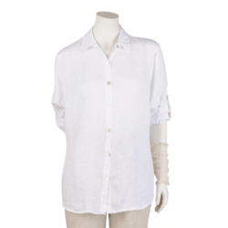 Linneskjorta Gemma 36-40 bianco