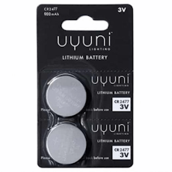 Batteri 2-pack CR2477 till LED-värmeljus