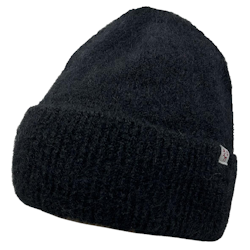 Mössa mohair & merinoull LouLou svart