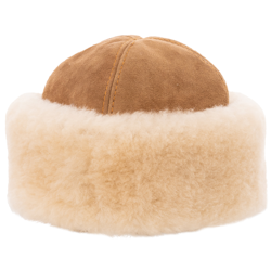 Fårskinnsmössa Harka chestnut Shepherd