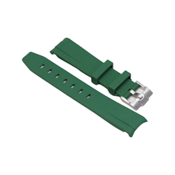 Curved Rubber Strap Grønn