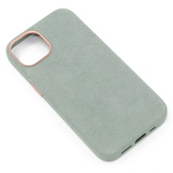 iPhone 13 Alcantara Magsafe Case Lys grønn