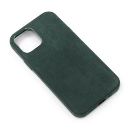iPhone 12/12 Pro Alcantara Case Mørk grønn
