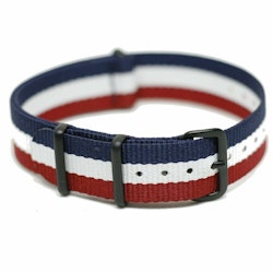NATO Strap PVD Rød/hvit/blå