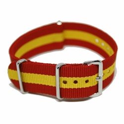 NATO Strap 20MM Rød/gul