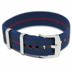 Elastic Single Pass Strap Blå/rød