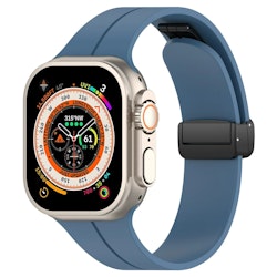 Gummirem for Apple Watch Sort 38/40/41mm Blå