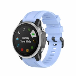 Garmin Quickfit 20mm Gummirem Lys blå