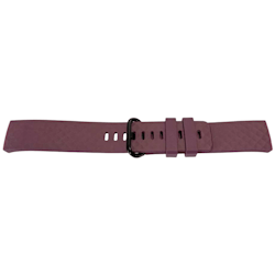 Silikonreim i dyp lilla til Fitbit Charge 3