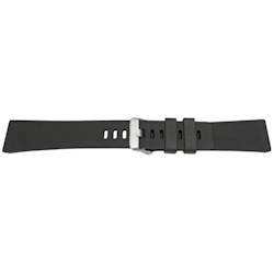 Silikonreim i svart til Fitbit Versa / Versa 2