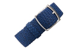 Perlon strap 22mm Blå