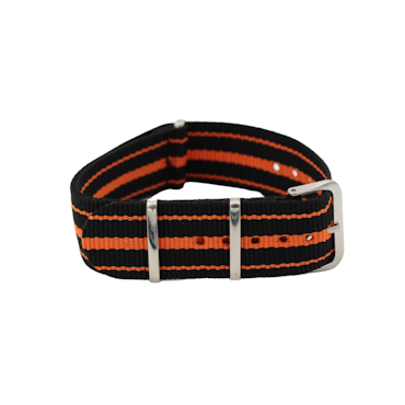 NATO Strap Svart / Oransje
