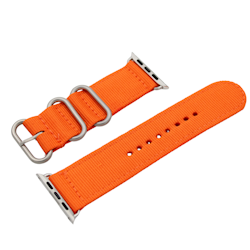 NATO strap i Oransje for Apple Watch (42–44 mm)