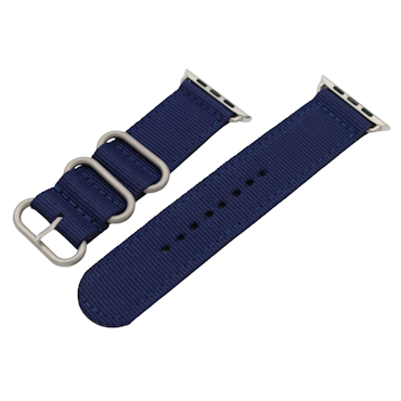 NATO strap i Marineblå for Apple Watch (42–44 mm)
