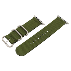 NATO strap i Grønn for Apple Watch (42–44 mm)