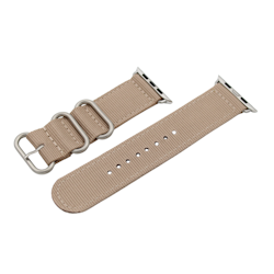 NATO-rem i Beige for Apple Watch (42–44 mm)