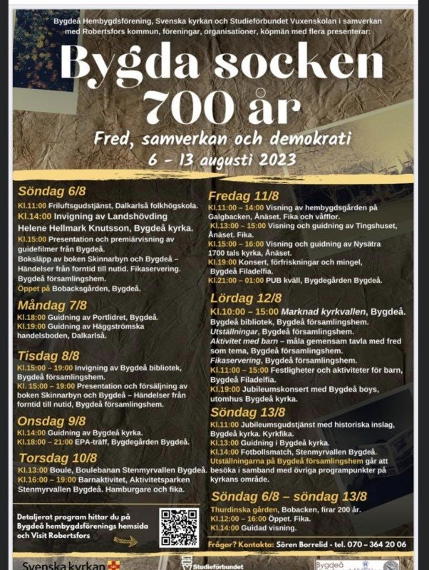 Marknad - Bygdeå 700 år