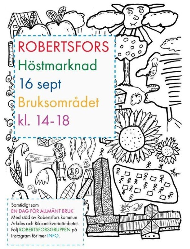 Höstmarknad i Robertsfors