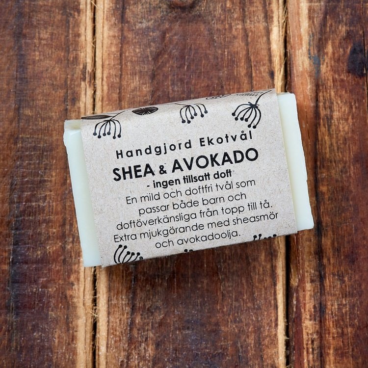 Handmade Eco Soap Shea & Avocado - unscented