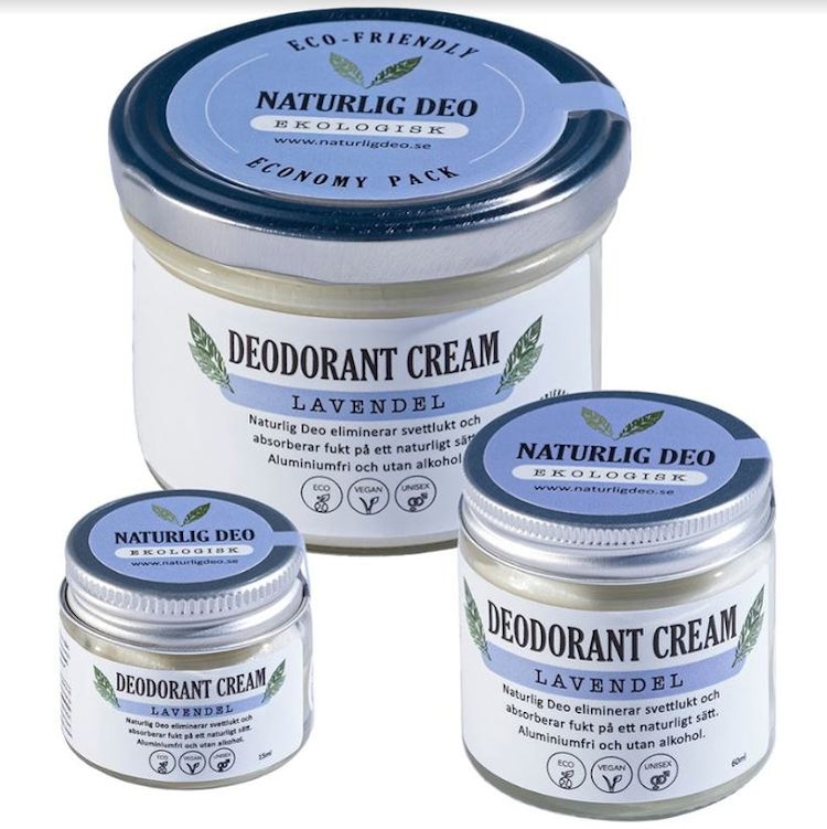 NaturligDeo Cream Lavendel - ekologisk deodorant