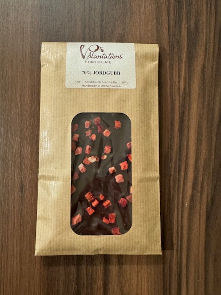 Nordic Chocolate - 70% med Jordgubb