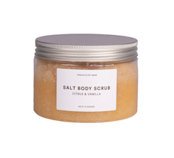 By Sara - Salt Body Scrub Citrus & Vanilla