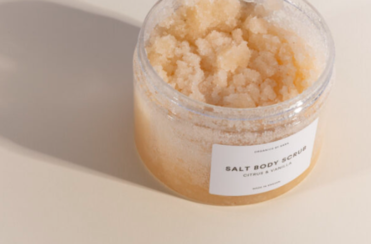 By Sara - Salt Body Scrub Citrus & Vanilla