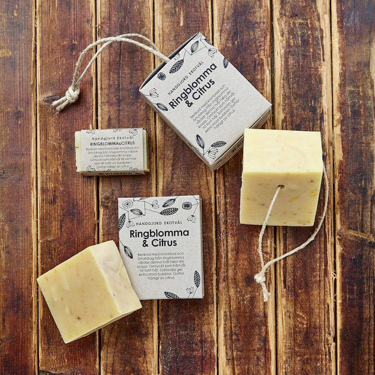 Handmade Eco Soap Calendula & Citrus