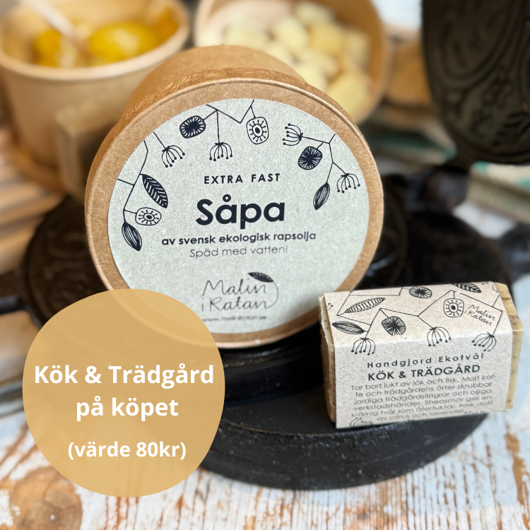 KAMPANJ - Extra fast såpa (få Kök & Trädgård 40g på köpet)