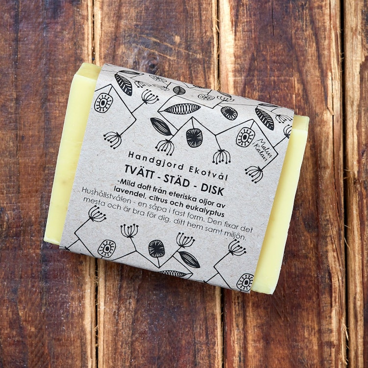 Handmade Eco Soap Laundry-Cleaning-Dishwashing - mild scent Solid soap