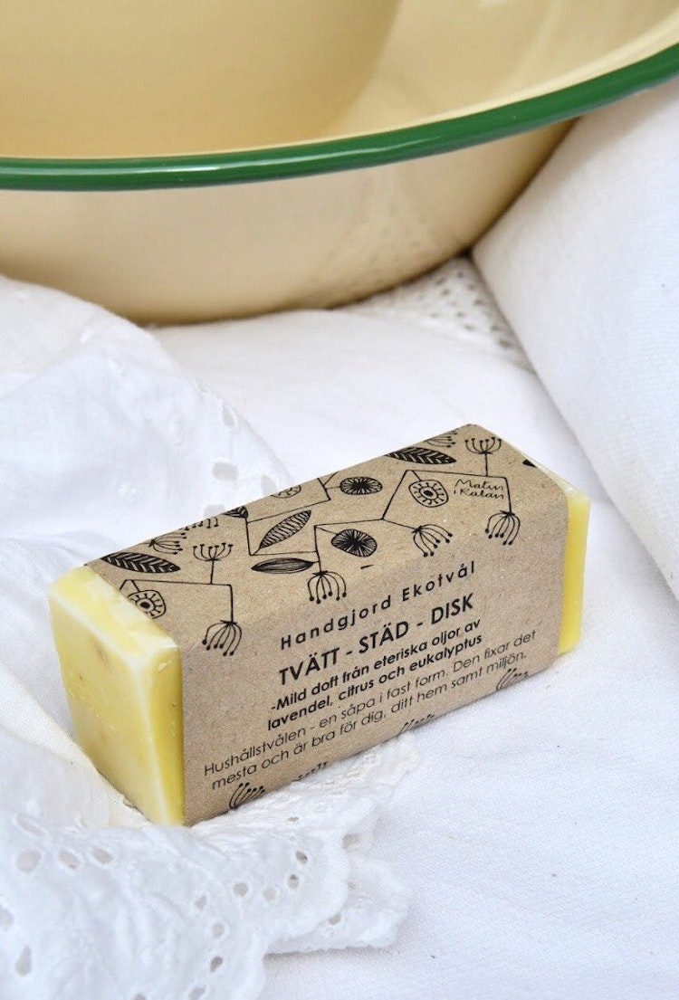 Handmade Eco Soap Laundry-Cleaning-Dishwashing - mild scent Solid soap