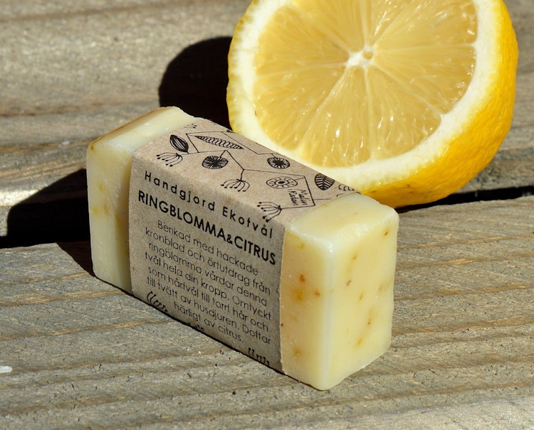 Handmade Eco Soap Calendula & Citrus