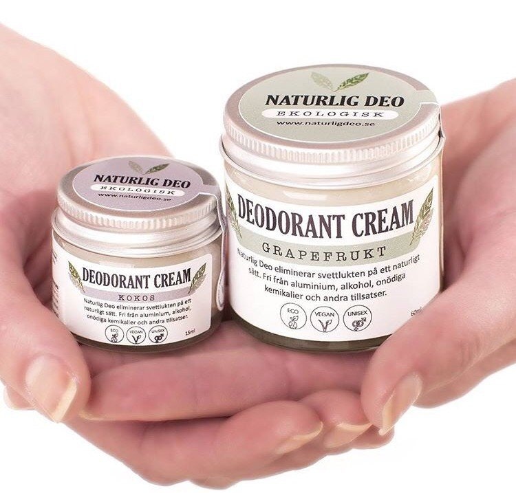 NaturligDeo Cream Grapefrukt - Ekologisk Deodorant