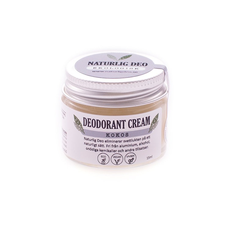 NaturligDeo Cream Coconut - Organic Deodorant